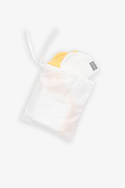 Messido 100% Cotton Mouth Wipes and Shoulder Cover Gloves Set