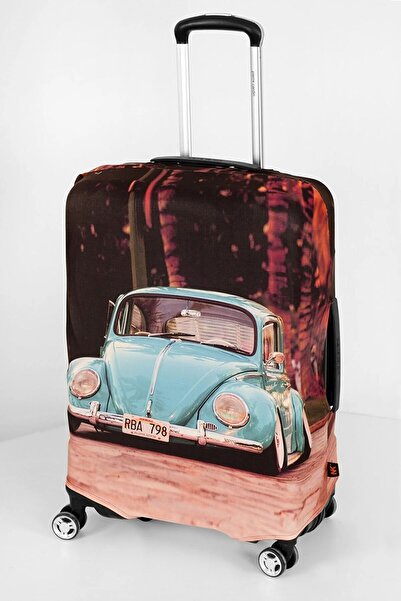 ELATAE Büyük Boy Koruyucu Valiz Kılıfı Likralı