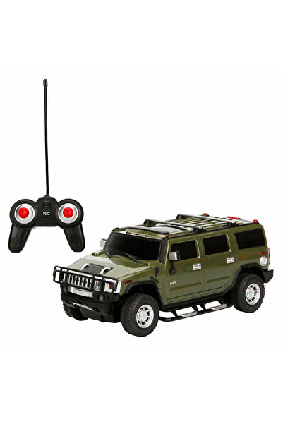 Suncon 1:24 Hummer H2 Işıklı Uzaktan Kumandalı Araba - Yeşil Araba