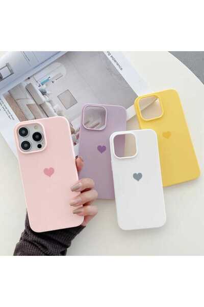 enfein Balporsuku Launch Preminium Case with Heart Compatible with iPhone 15 Pro Klpli Yellow