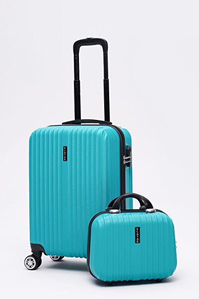 ELATAE 2'li Valiz Seti Valiz Kabin Boy Ve Makyaj 2'li Set 1020