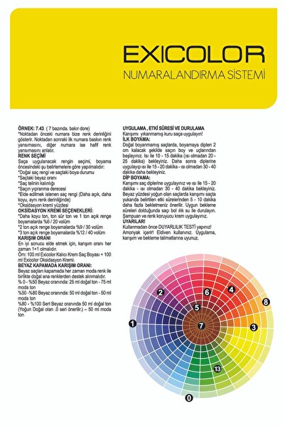 Exicolor 12.01 YOĞUN KÜLLÜ SÜPER AÇICI Kalıcı Krem Saç Boyası 60ml