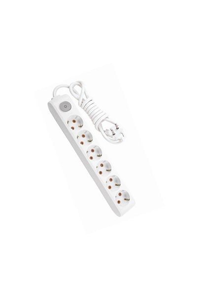 VİKO Viko 6-Piece Switched Grounded Child Proof White Children's Noise - 1 Meter
