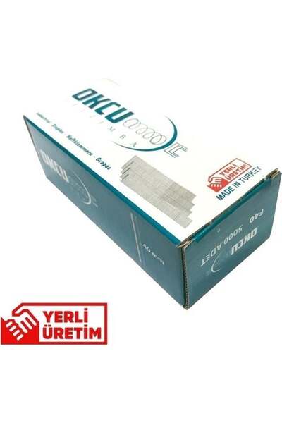 Okçu F40 Brad Zımba Çivisi 5000 Adet 40 mm