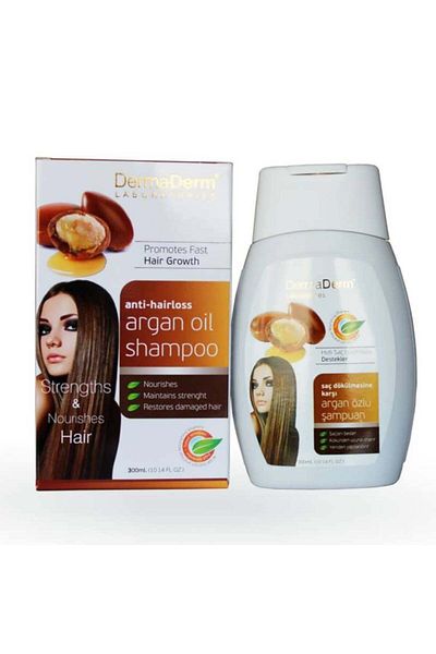 DermaDerm 250ml Argan Oil Extract Shampoo - Anti-Hair Loss