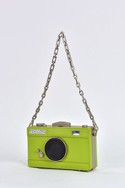 ELATAE Women's Shoulder Strap Camera Detailed Handbag 17573