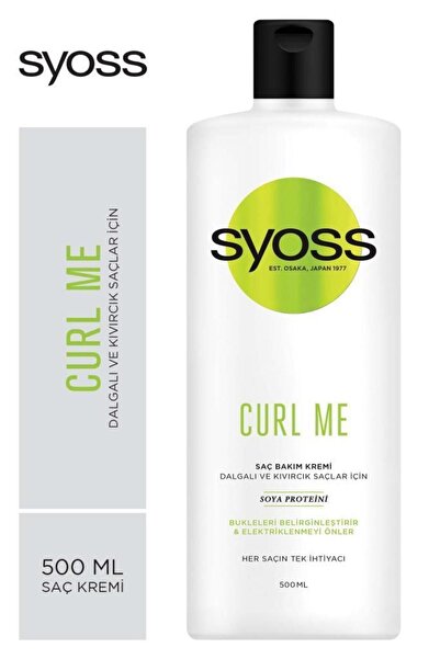 Syoss Curl Me Bukle Belirginleştirici Şampuan 500 ml Saç Kremi 500 ml