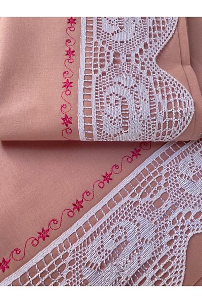 Çeyiz Bahçesi Pique Lace Powder Sheet Set