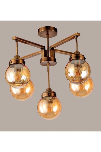 Avize çarşısı Cratos Eskitme 5 Kollu Avize