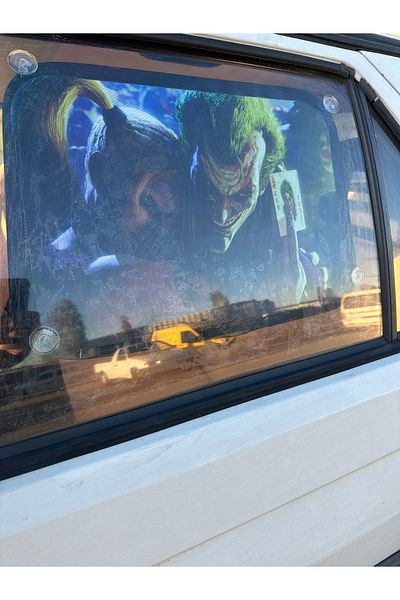 TKY Joker Printed Side Glass Curtain Accessory - Suitable for All Cars
