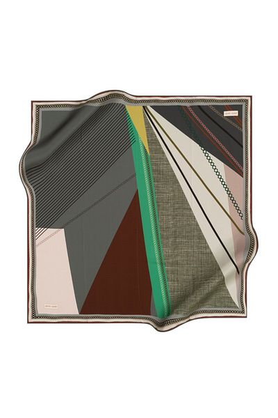 Pierre Cardin 8820230 Model Eșarfă din satin creponat de mătase