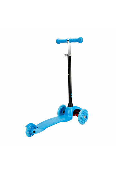 Gokidy Rookie 3 Tekerlekli Işıklı Mavi Mini Scooter