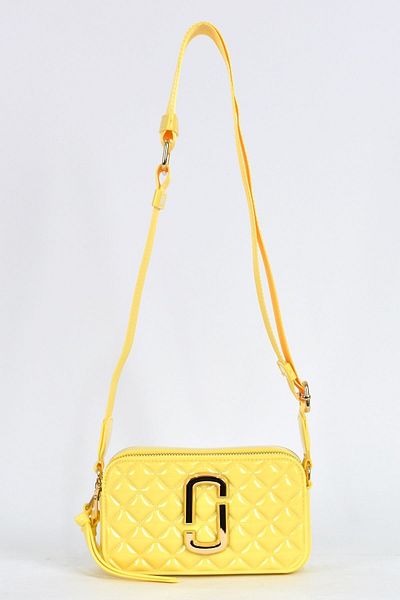 ELATAE Women's Column Shoulder Strap Silicone Crossbody Bag 26398