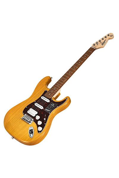 new orleans NHS980ASH Parlak Cilalı HSS Elektro Gitar