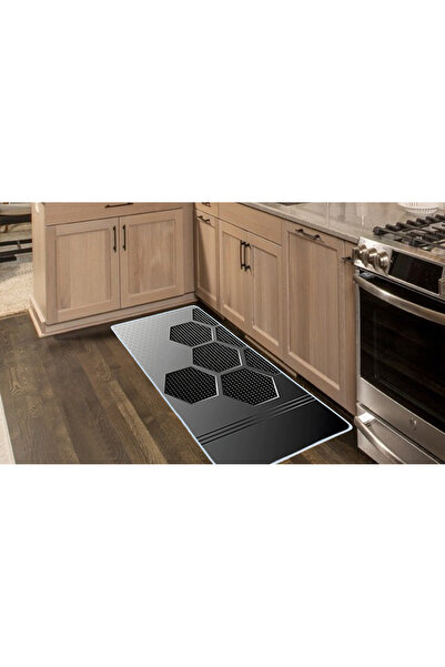 Colorix Carpet Kaymaz Taban Tezgah Önü Mutfak Paspası 75x150 cm No: 1163