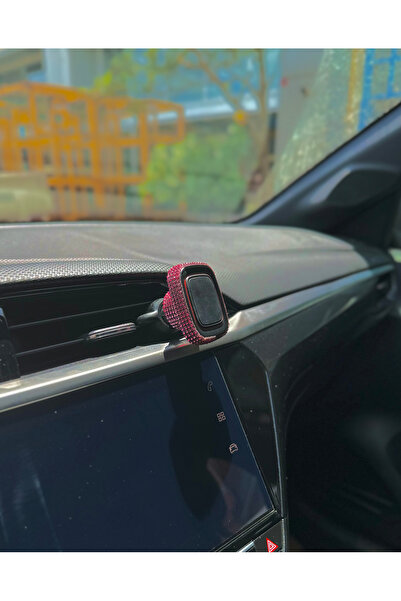 Fox Taş Kaplamalı Mıknatıslı Araç İçi Telefon Tutucu Çift Kilit Sistemli