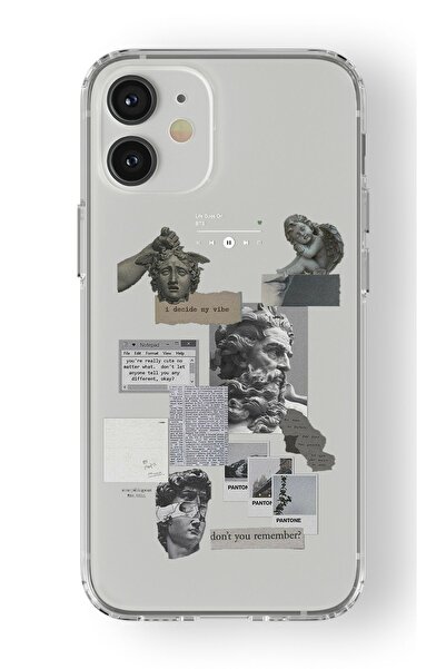 Multitronic حافظة شفافة مطبوعة بتصميم لا تنسى متوافقة مع هاتف آيفون 12