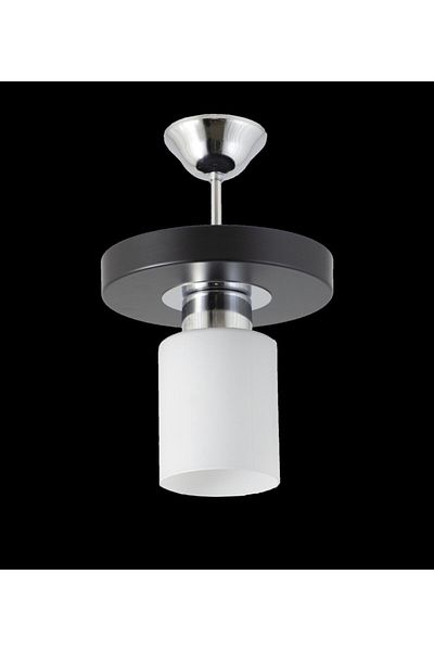 Lambadar Single Modern Sports Model Round Tray Black Chandelier
