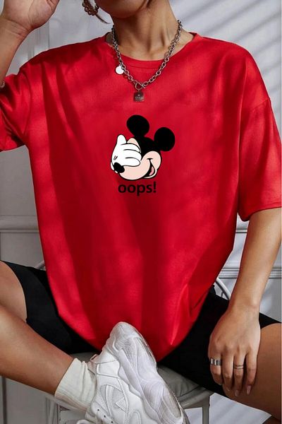 Evomind 1 tricou este un cadou pentru achiziții de 5 și mai sus în coș - Oops! Tricou oversize cu croiala confortabilă