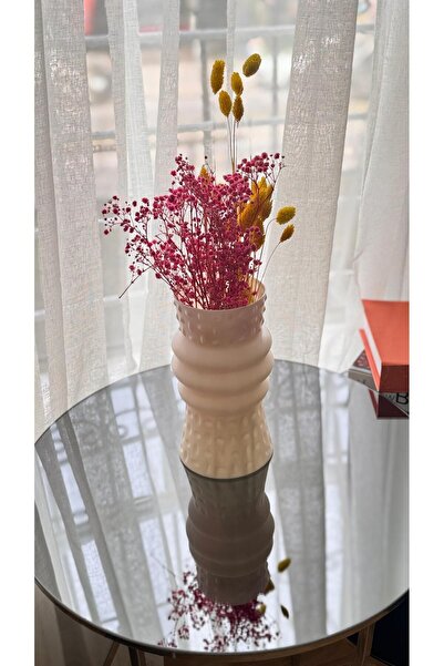 Limon 3D Desing Vasă decorativă albă modernă și elegantă în stil nordic