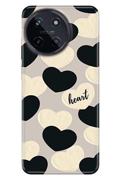 realme 11 4G Uyumlu Kılıf Resimli Desenli Silikon Heart