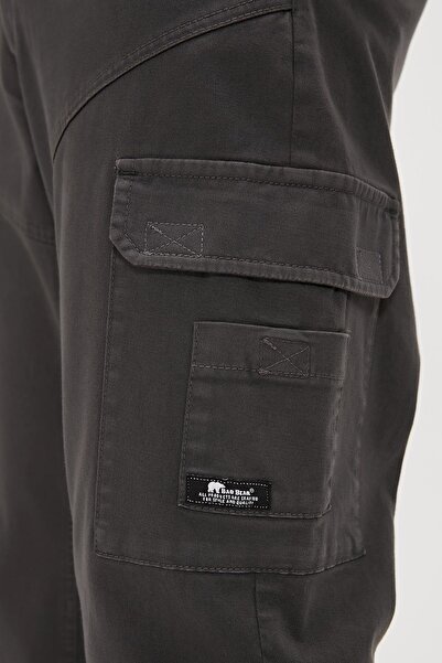 Bad Bear Dark Gray Memphis Pants - 22.02.16.004KG Men's Trousers