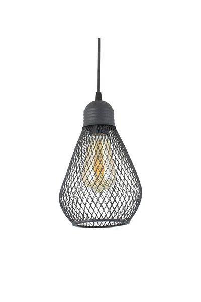 Lambadar Bulb Model Black Wrought Iron Modern Pendant Lamp Chandelier