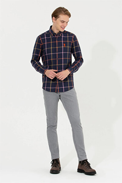 U.S. Polo Assn. U.S. POLO ERKEK REGULARFİT KIŞLIK GÖMLEK G081SZ004.000.1461535 RC-TERU