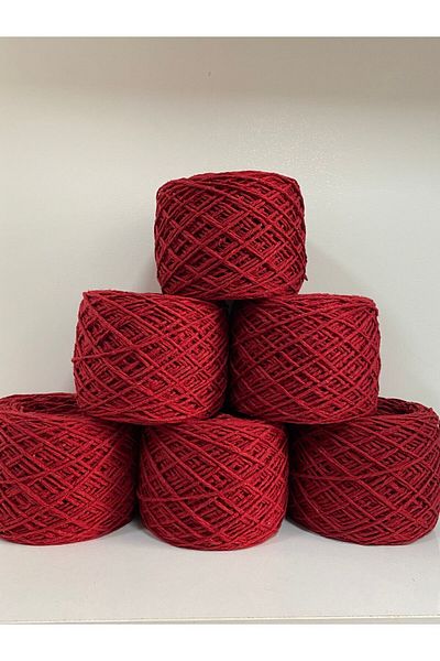 göçer 100% Cotton Color Red Visual Total 600 Gr