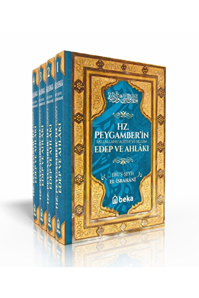 Beka Yayınları Hz. Peygamber’in Edep ve Ahlakı (4 Cilt Takım)