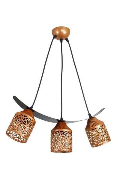 Lambadar Double Paparta Motif Boat Model Style Pendant Lamp Chandelier