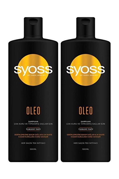 Syoss Oleo Derinlemesine Bakım Şampuan 500 ml X 2 Adet