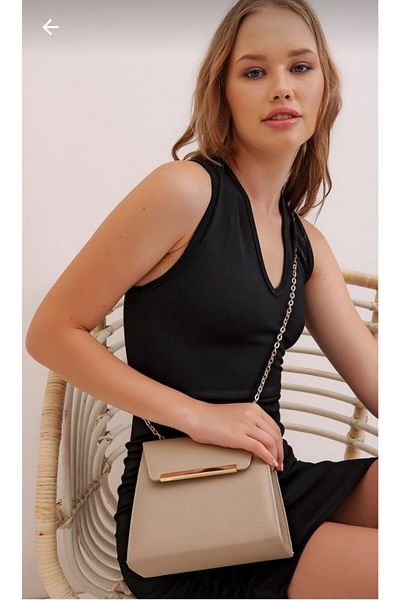 MAC&MOS Women's Mink Chain Strap Shoulder Bag