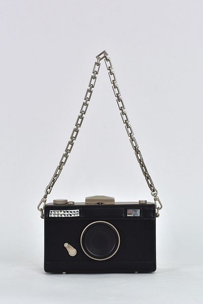 ELATAE Women's Shoulder Strap Camera Detailed Handbag 17573