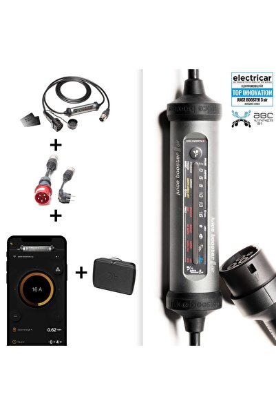 Juice Booster 3 Air Basic Set 11kw Elektrikli Araç Akıllı Taşınabilir Şarj Is...