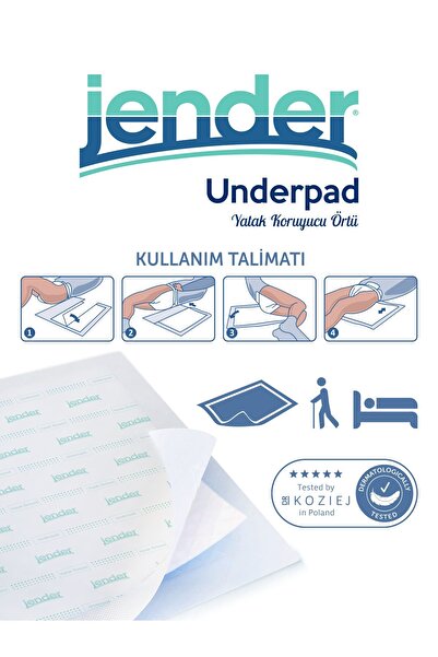 JENDER Mattress Protector Cover 60x90 4 Pack of 30