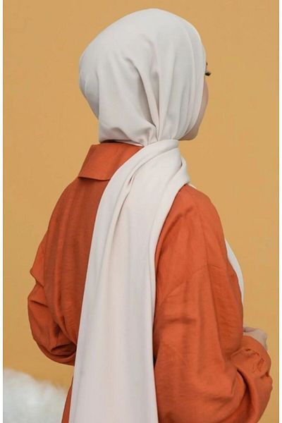 FRESCO SCARFS Hijab Hijab Medina Μεταξωτό Σάλι*πέτρα