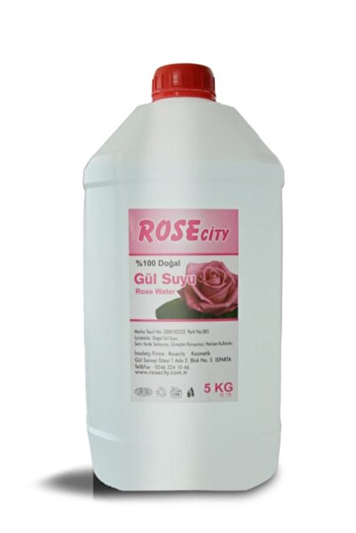 rosecity Rose City Doğal Gül Suyu 5000 Ml