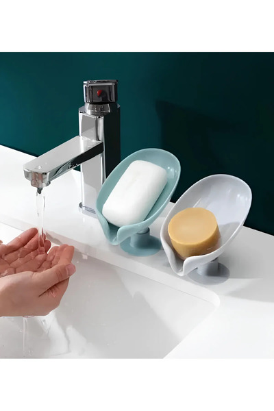 hipiylow 2 Adet Vantuzlu Su Tutmaz Katı Sabunluk