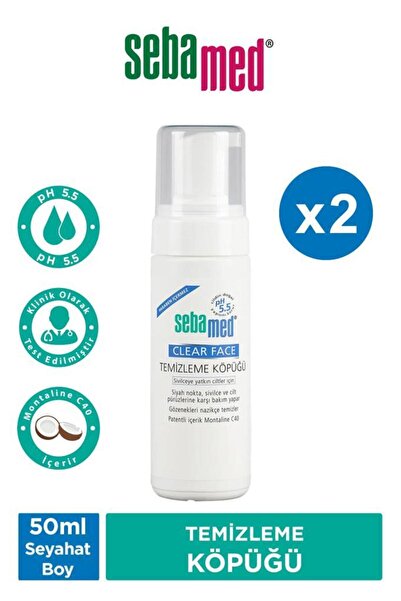 Sebamed Clear Face Yüz Temizleme Köpüğü 50ml X2