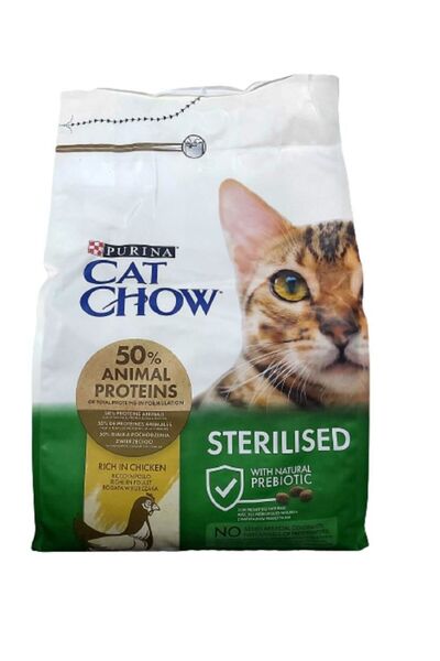 Cat Chow Purina Cat Chow Sterilised Tavuklu Yetişkin Kedi Maması 3 KG