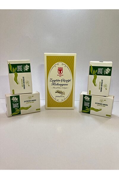 Tariş Zeytinyağlı El Ve Saç Sabunu 125 Gram 4 Adet Ve Zeytin Çiçeği Kolonya 2...