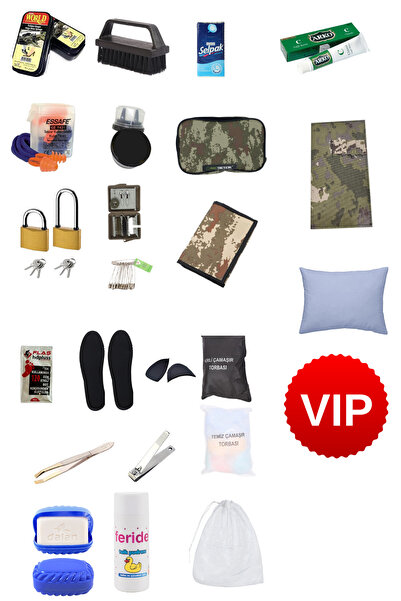 Mrc tactical Vip 24 Piece Military Supplies - Soldier Wallet - Pillow Case - ...