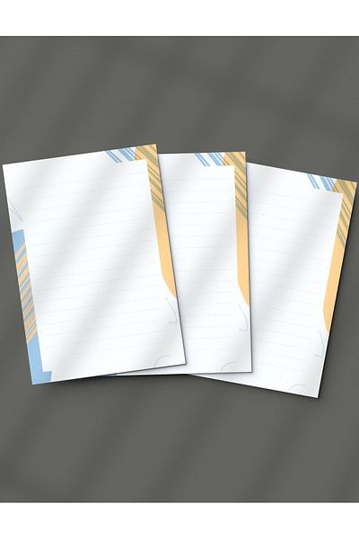 Grdall 3 قطع من لوحة مذكرة صغيرة مقاس A6 - لوحة ملاحظات، لوحة مذكرة، قائمة المهام، مخطط، قائمة المهام