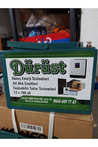 Solar 100 Amper Jel Akü Solar Sistem 2024