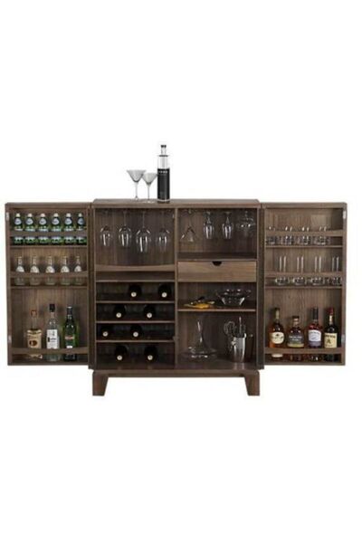 Latanwood Ahşap Şarap Dolabı