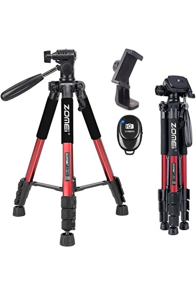 zomei Q111 Profesyonel Alüminyum Tripod 5 Kg Taşıma Kapasiteli