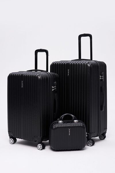 ELATAE 3'lü Valiz Seti Valiz Büyük - Orta Boy Ve Makyaj 1020