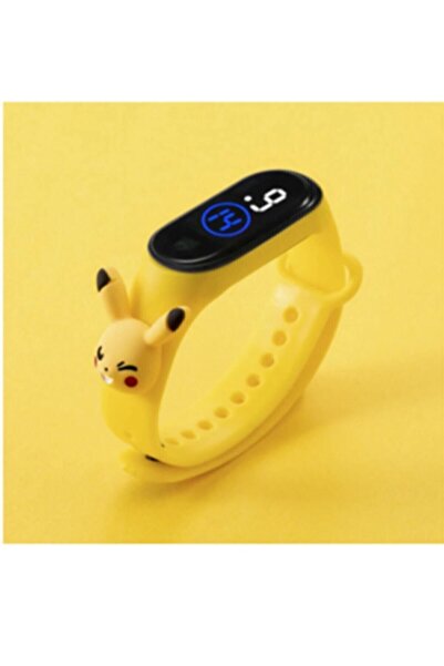 Genel Markalar Pokemon Pikachu Elektronik Led Çocuk Saati