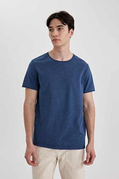 DeFacto Футболка з коротким рукавом Tisort Regular Fit Crew Neck з коротким рукавом